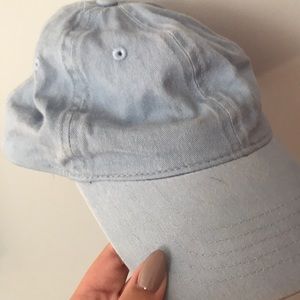 Blue hat